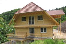 Nouvelle construction d'une maison NUR-HOLZ en Forêt-Noire