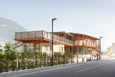NUR-HOLZ Office and residential building in South Tyrol