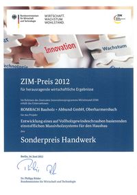 ZIM-Prize Speciale prijs voor vakmanschap